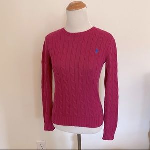 Ralph Lauren Fuchsia Cotton Sweater